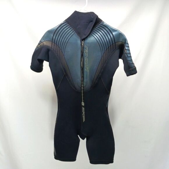Rip Curl Slick Skin Ultimate Elastic Spring Suit Back Zip Short Sleeve Mens M... - Picture 3 of 16